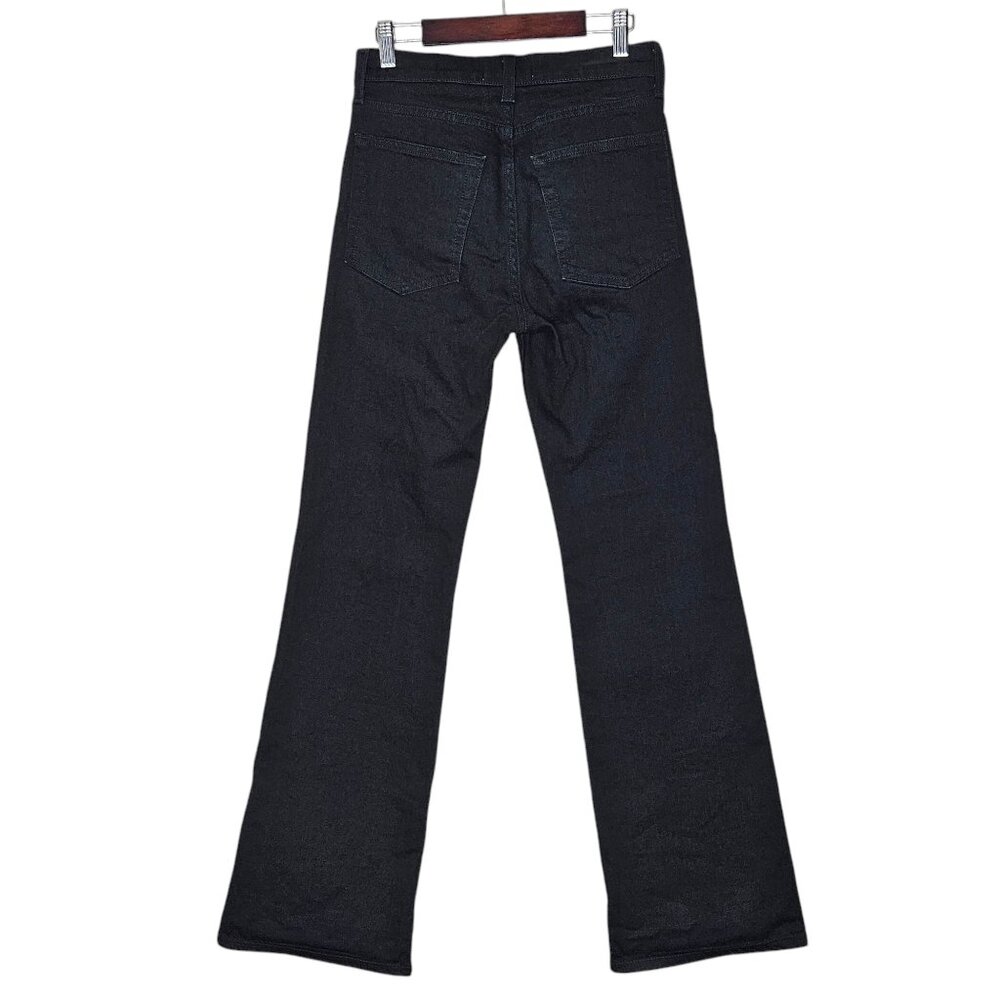 Nili Lotan Celia Distressed Black Bootcut Stretch‎ Denim Jeans Size 25 - Picture 9 of 15